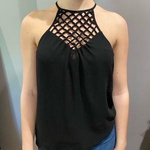 Naked Zebra Black Top